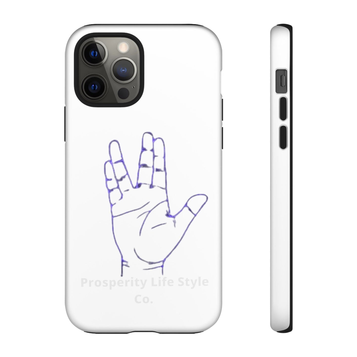 Vulcan Hand Gesture Phone Case - Geeky Tough Cases for Star Trek Fans