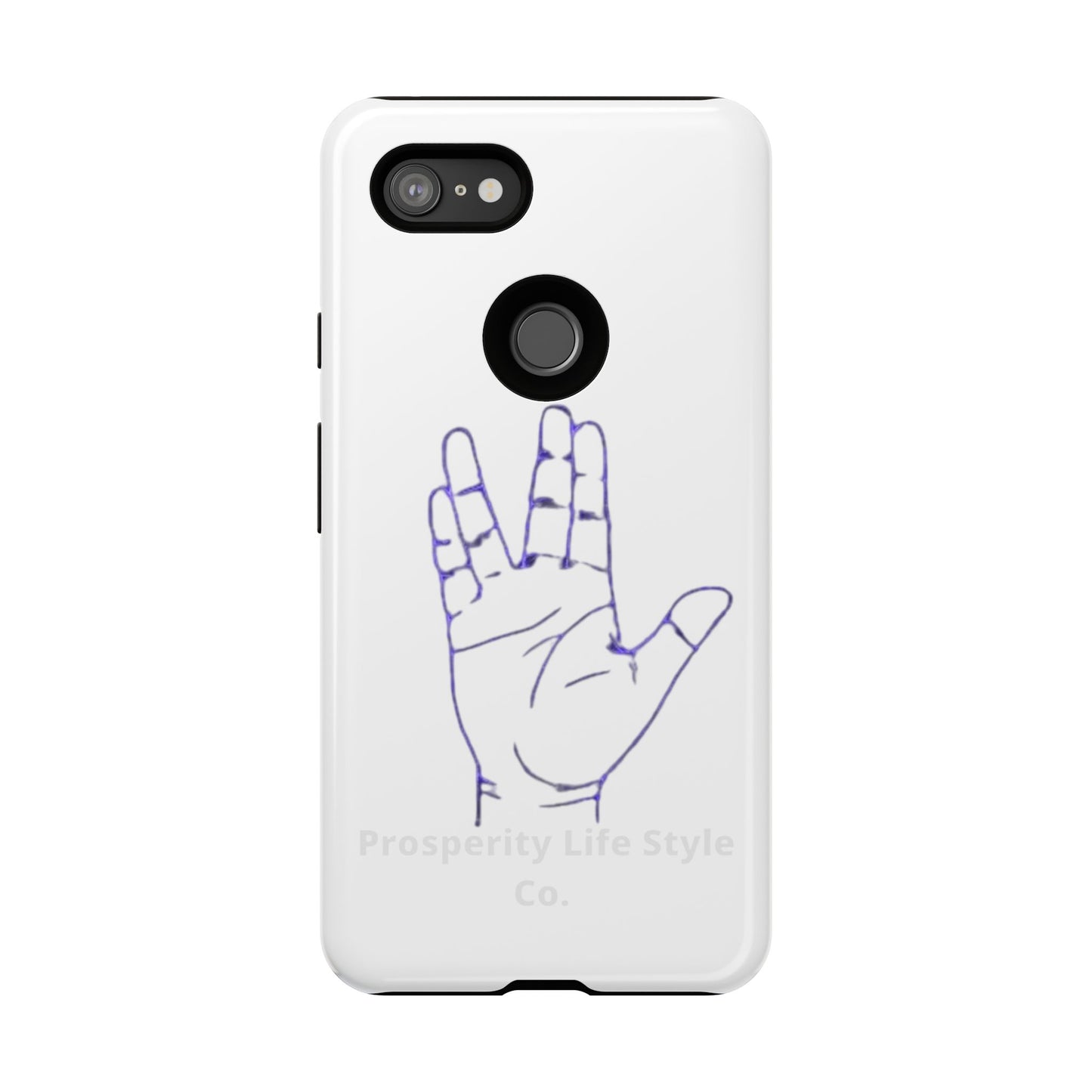 Vulcan Hand Gesture Phone Case - Geeky Tough Cases for Star Trek Fans