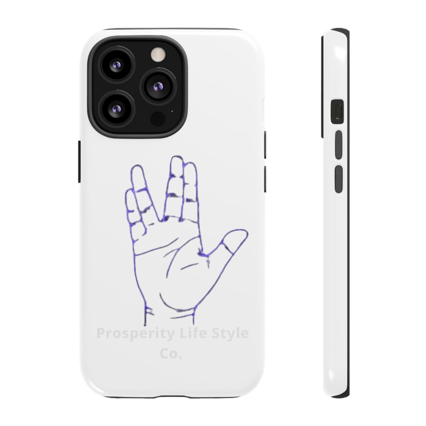 Vulcan Hand Gesture Phone Case - Geeky Tough Cases for Star Trek Fans