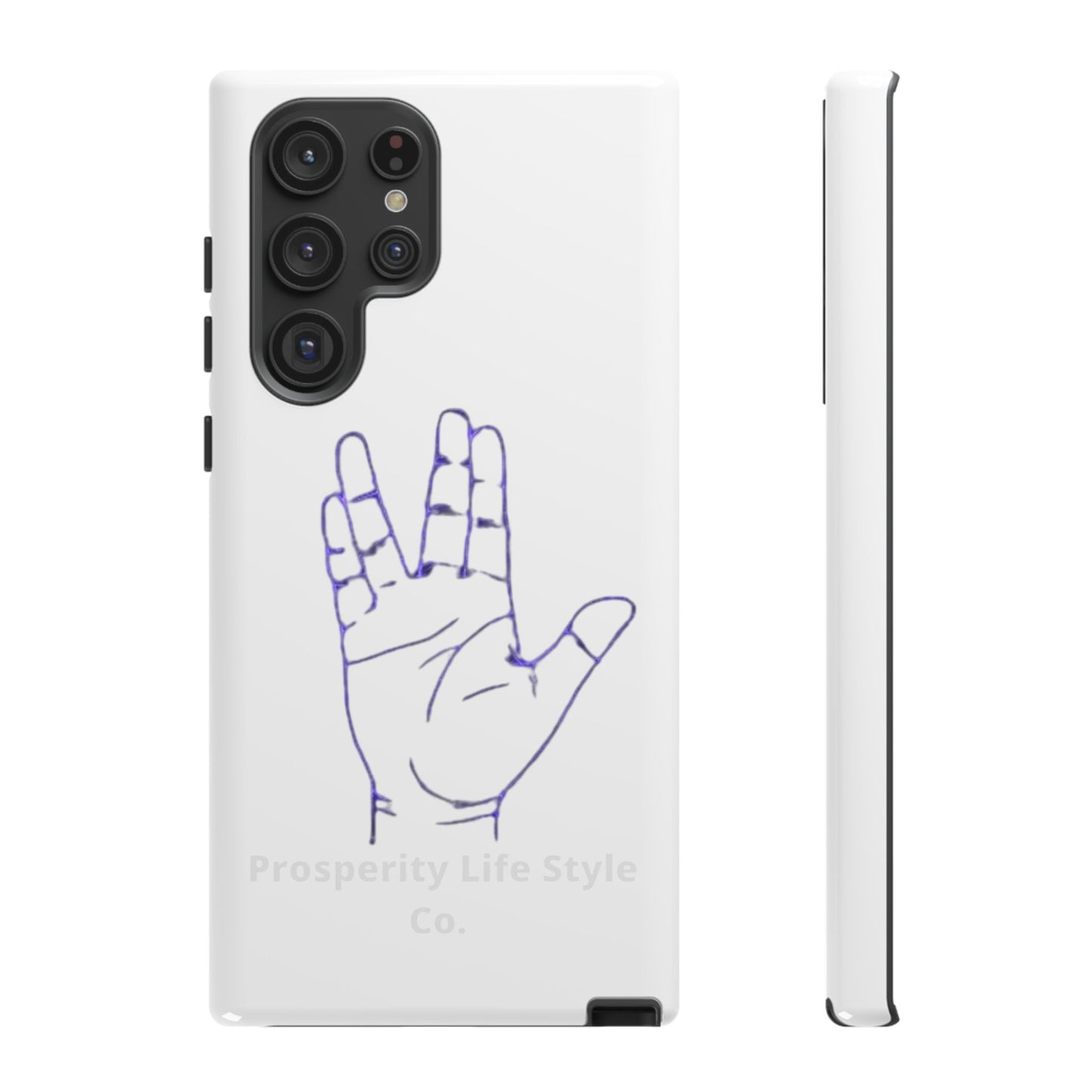 Vulcan Hand Gesture Phone Case - Geeky Tough Cases for Star Trek Fans