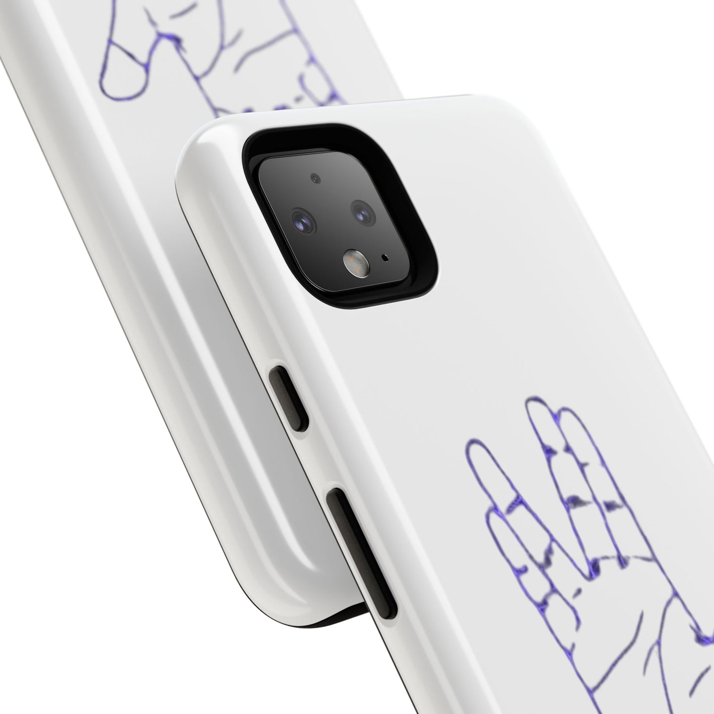 Vulcan Hand Gesture Phone Case - Geeky Tough Cases for Star Trek Fans