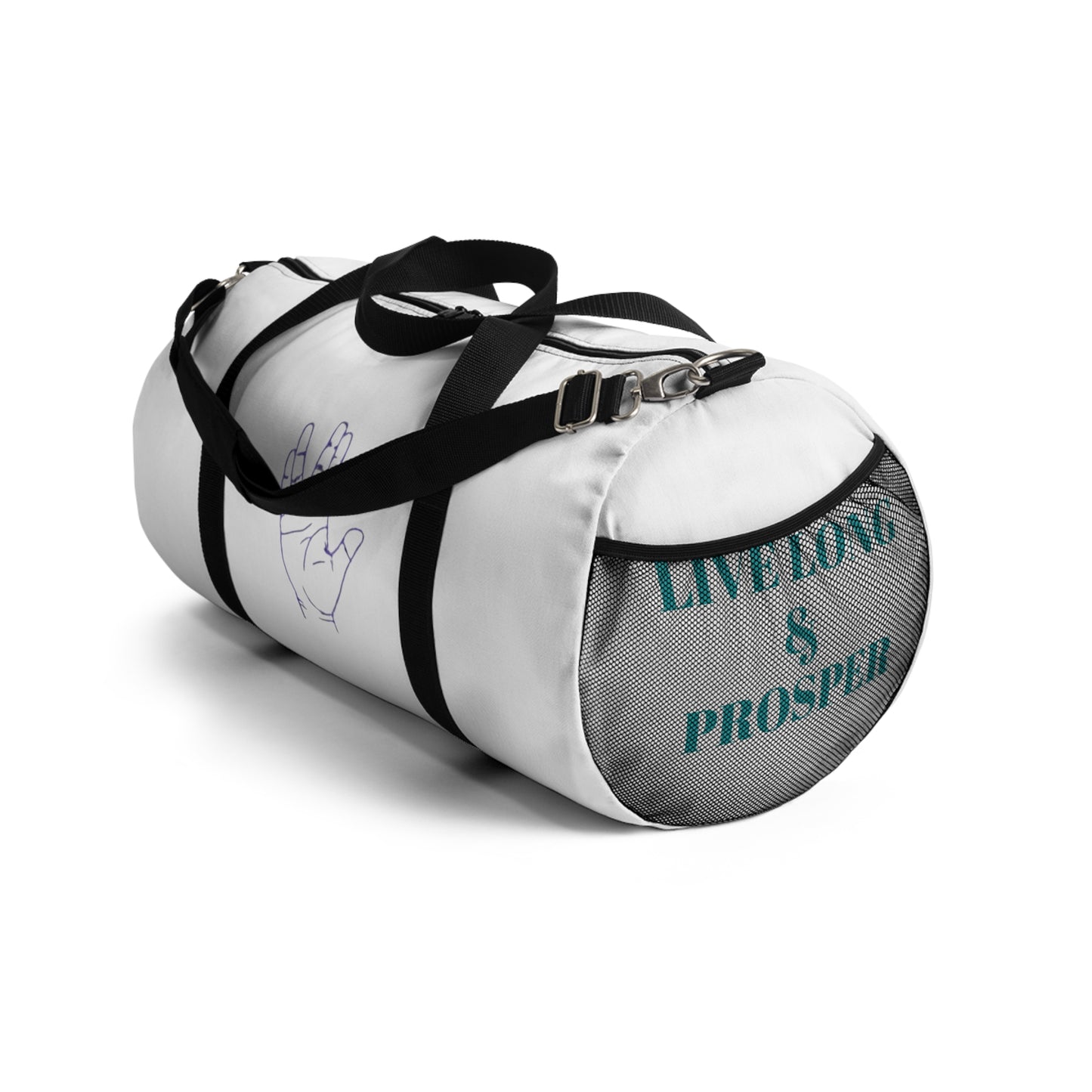 Space-Themed Duffel Bag, Travel Gym Bag, Weekend Getaway Bag, Geek Culture Gift, Star Trek Inspired Bag, Science Fiction Accessory