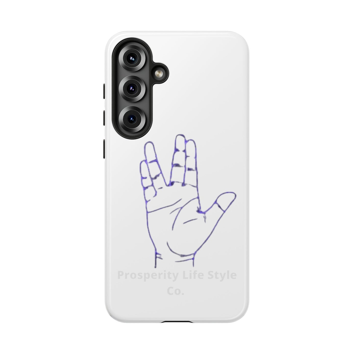 Vulcan Hand Gesture Phone Case - Geeky Tough Cases for Star Trek Fans