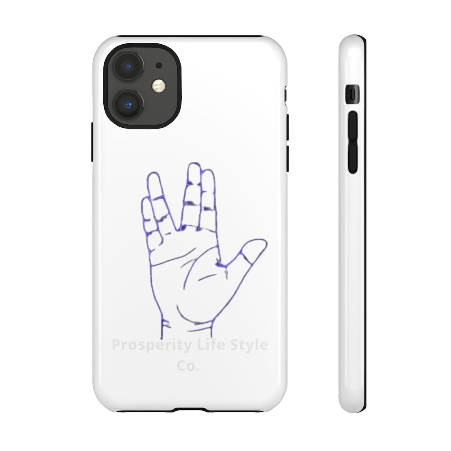 Vulcan Hand Gesture Phone Case - Geeky Tough Cases for Star Trek Fans