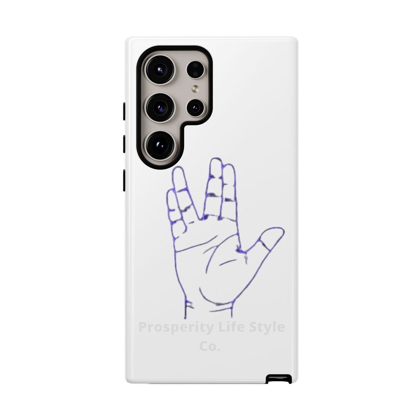 Vulcan Hand Gesture Phone Case - Geeky Tough Cases for Star Trek Fans