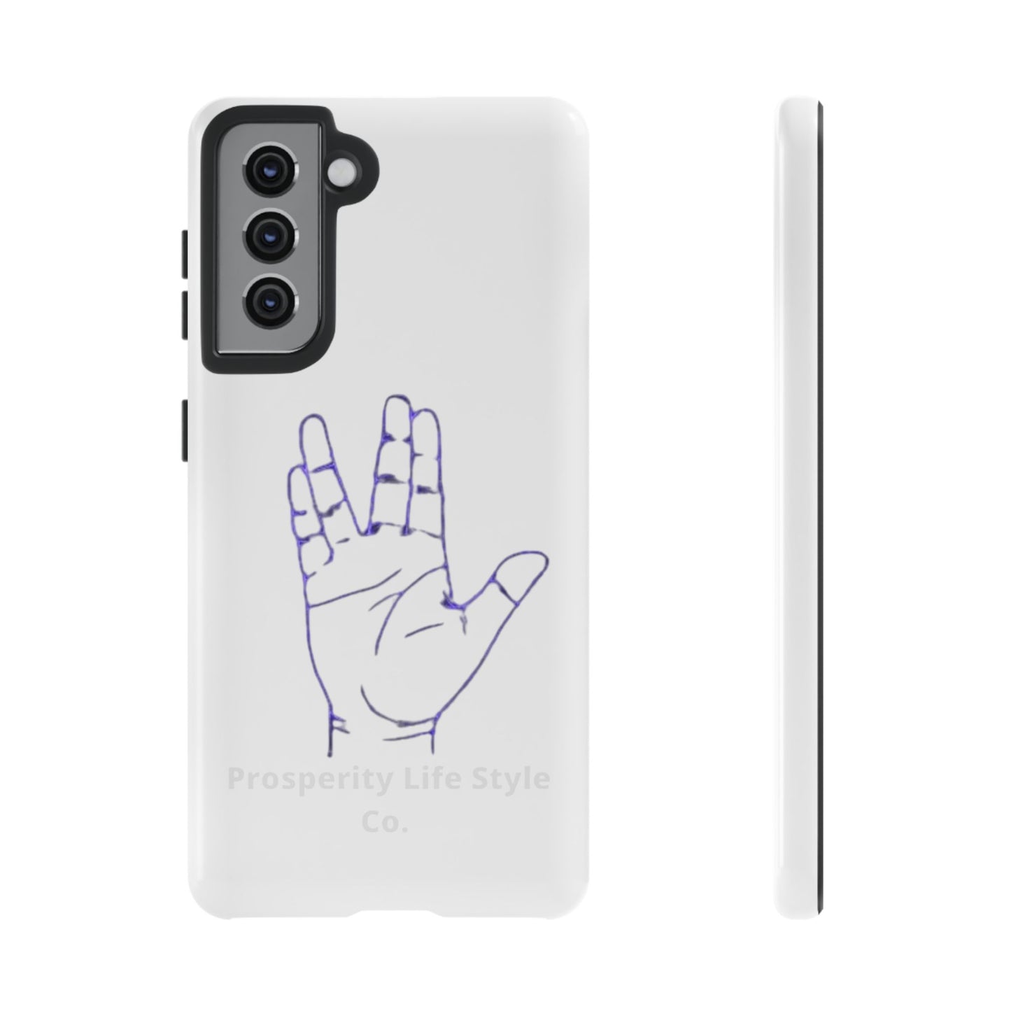 Vulcan Hand Gesture Phone Case - Geeky Tough Cases for Star Trek Fans