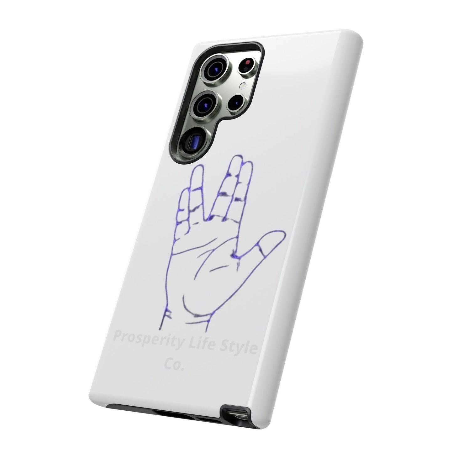 Vulcan Hand Gesture Phone Case - Geeky Tough Cases for Star Trek Fans