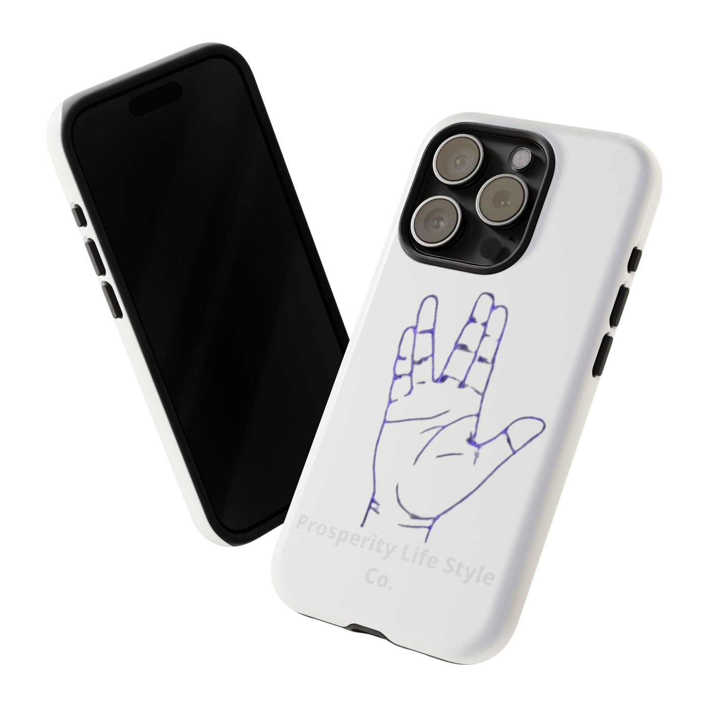 Vulcan Hand Gesture Phone Case - Geeky Tough Cases for Star Trek Fans