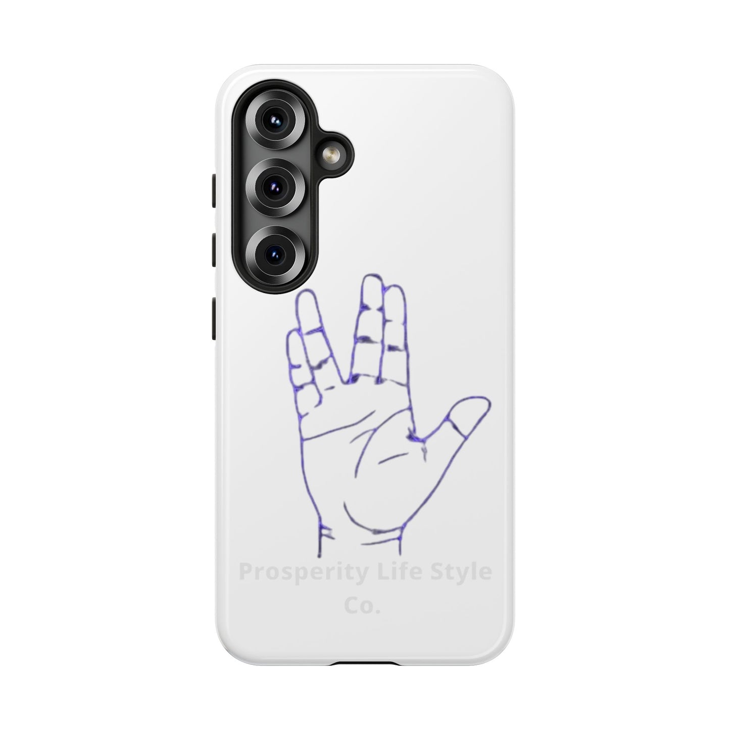 Vulcan Hand Gesture Phone Case - Geeky Tough Cases for Star Trek Fans