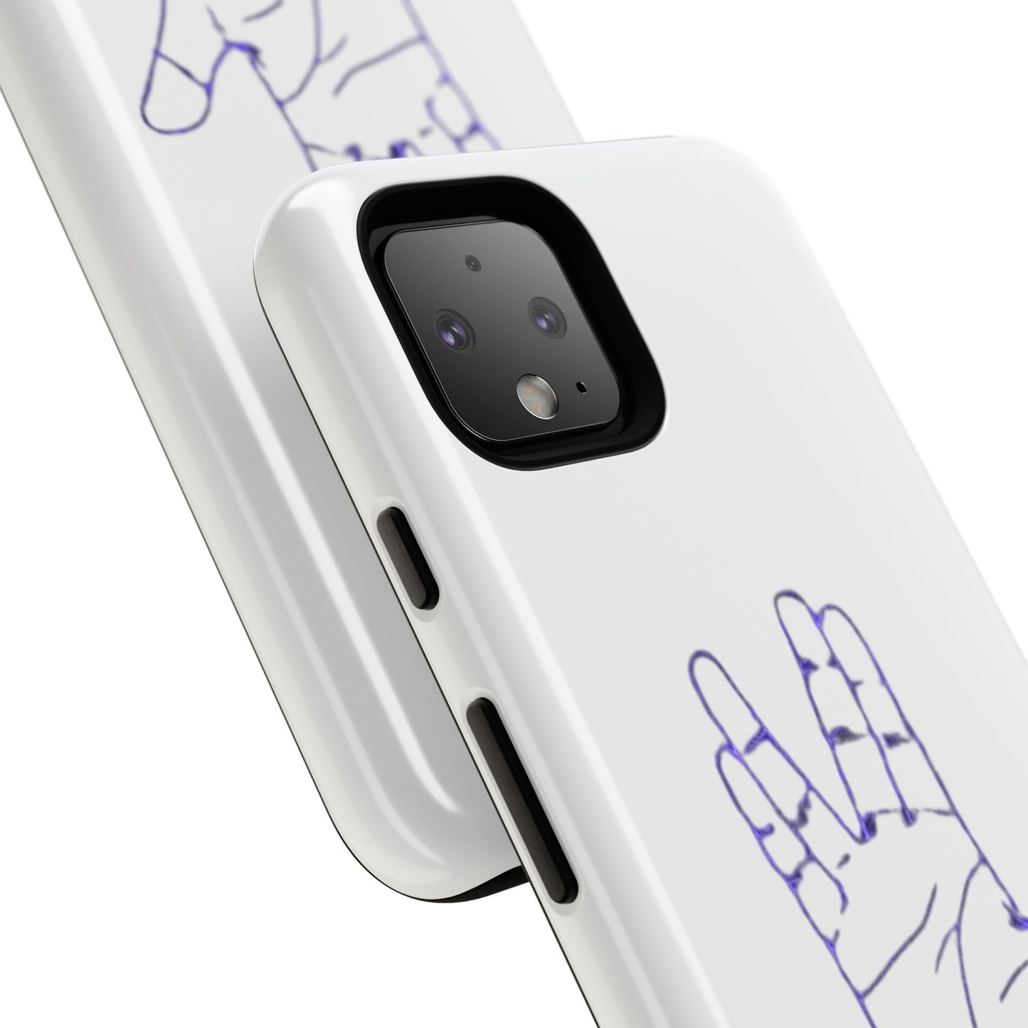 Vulcan Hand Gesture Phone Case - Geeky Tough Cases for Star Trek Fans
