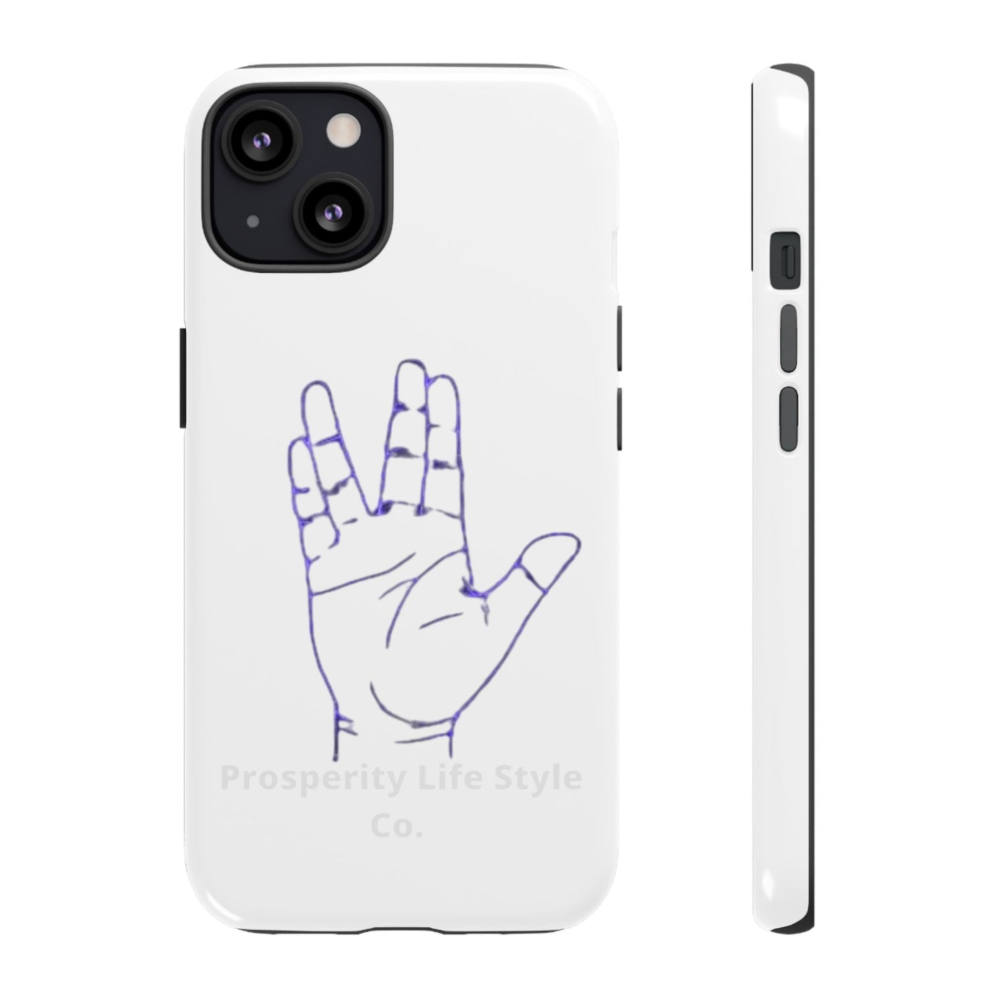Vulcan Hand Gesture Phone Case - Geeky Tough Cases for Star Trek Fans
