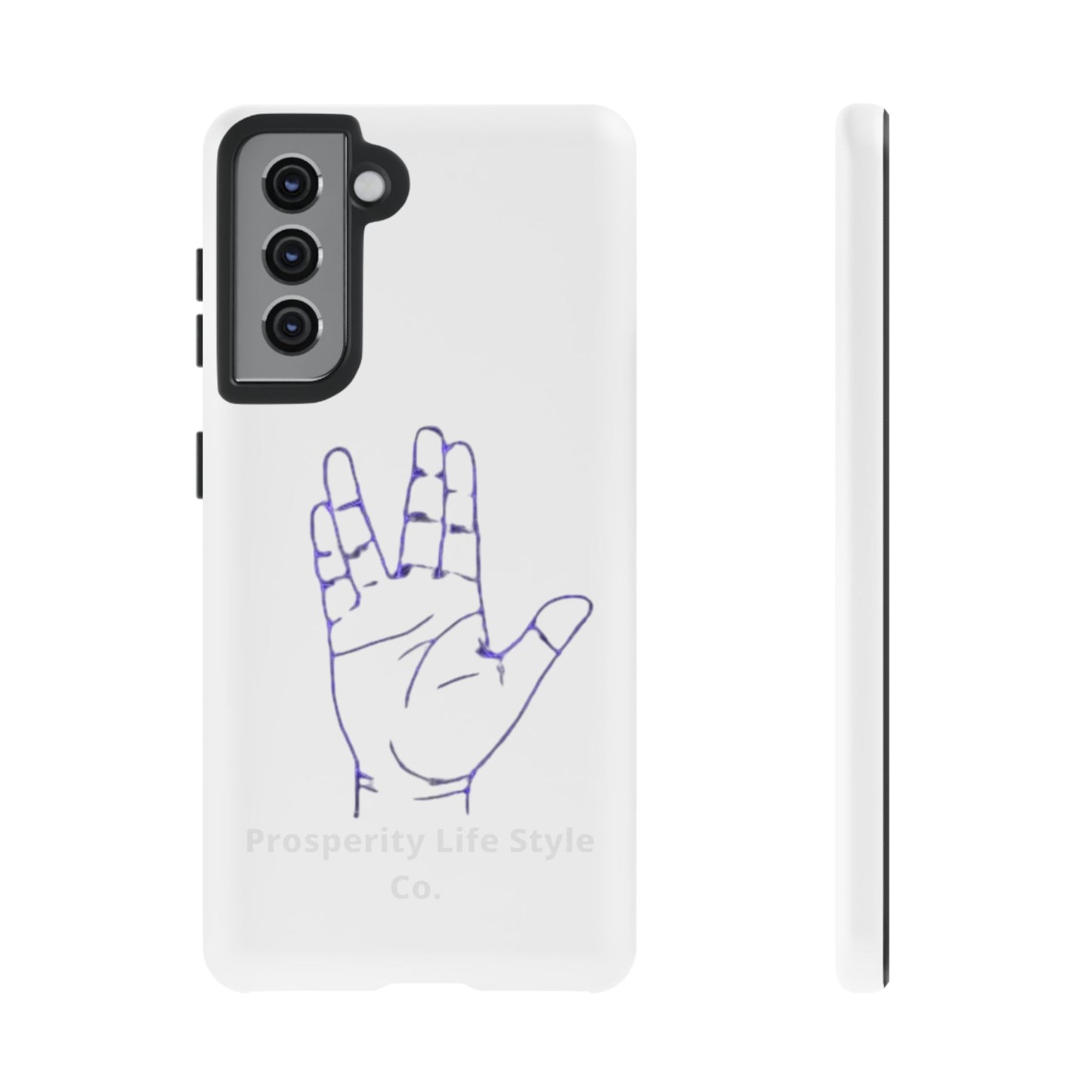 Vulcan Hand Gesture Phone Case - Geeky Tough Cases for Star Trek Fans