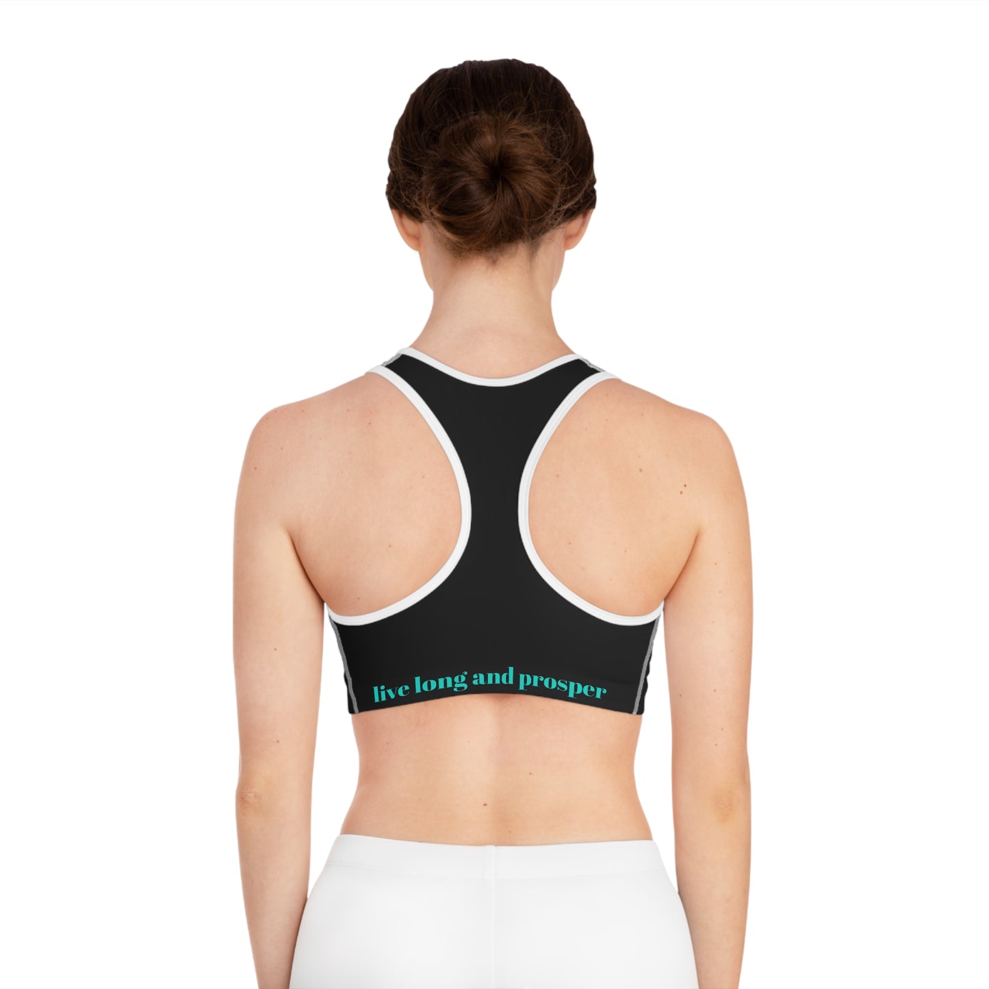 Prosperity Life Style Co. Sports Bra - Motivational Activewear for Yoga & Fitness