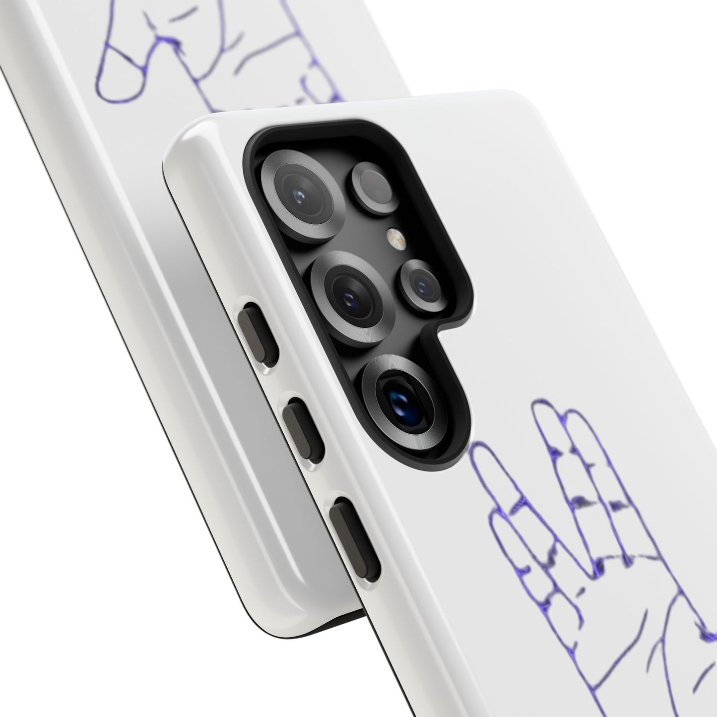 Vulcan Hand Gesture Phone Case - Geeky Tough Cases for Star Trek Fans