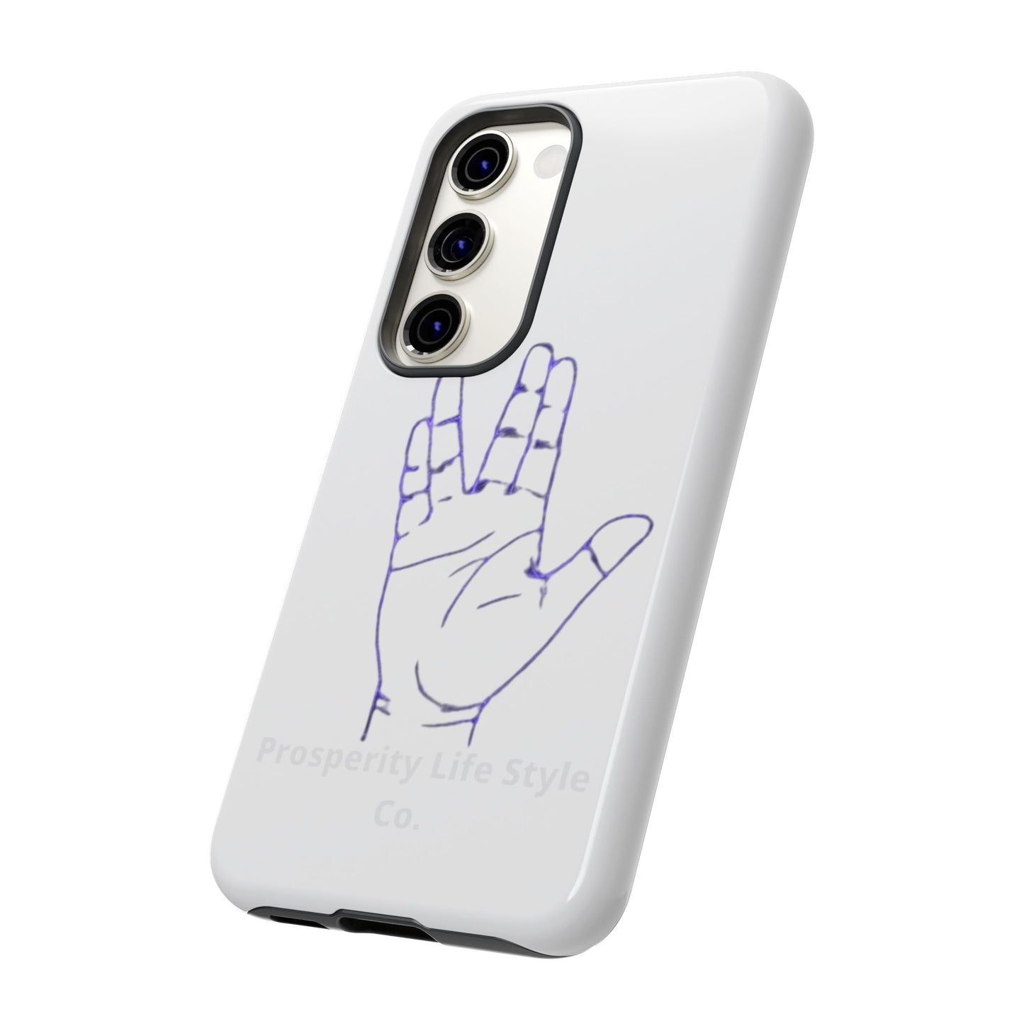 Vulcan Hand Gesture Phone Case - Geeky Tough Cases for Star Trek Fans