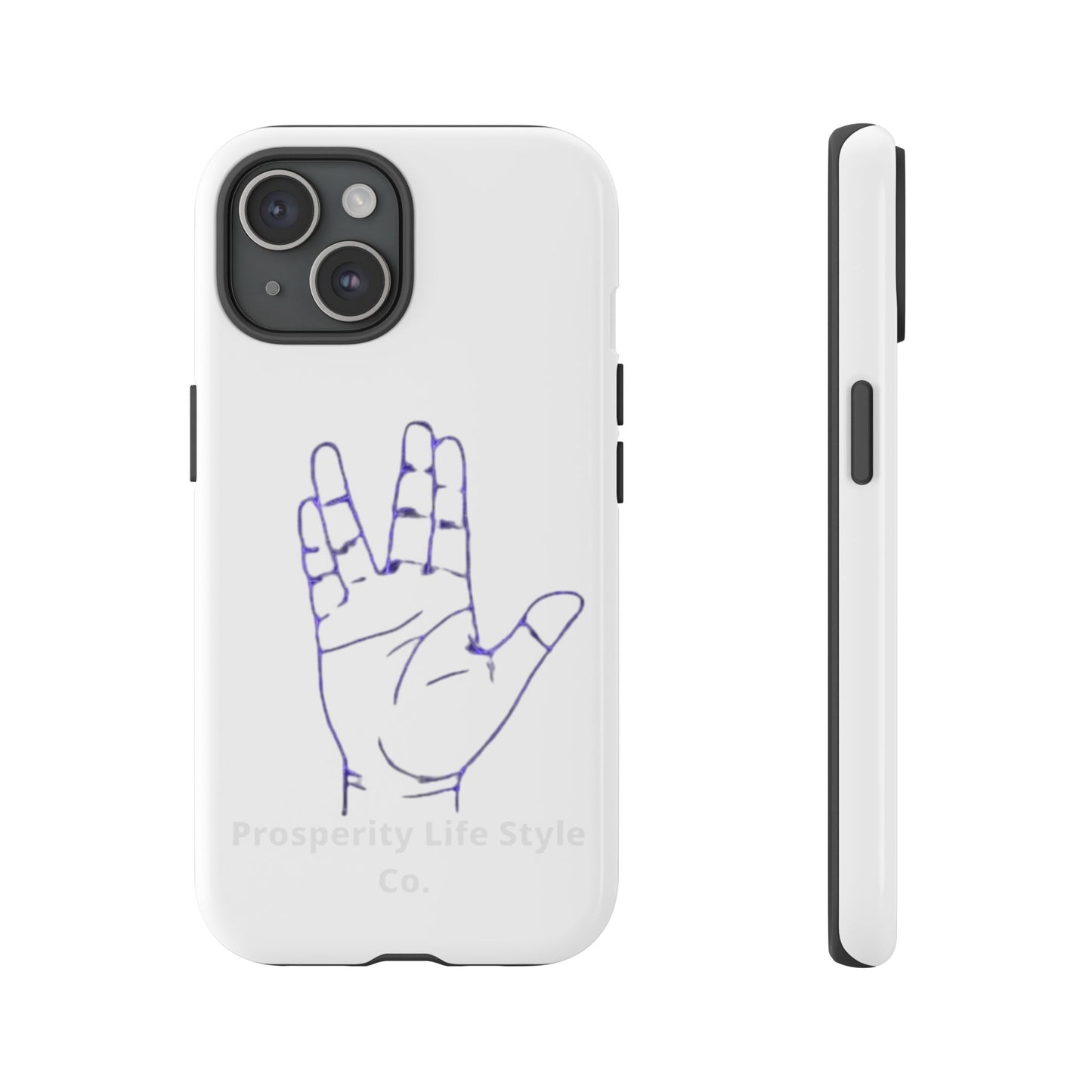 Vulcan Hand Gesture Phone Case - Geeky Tough Cases for Star Trek Fans