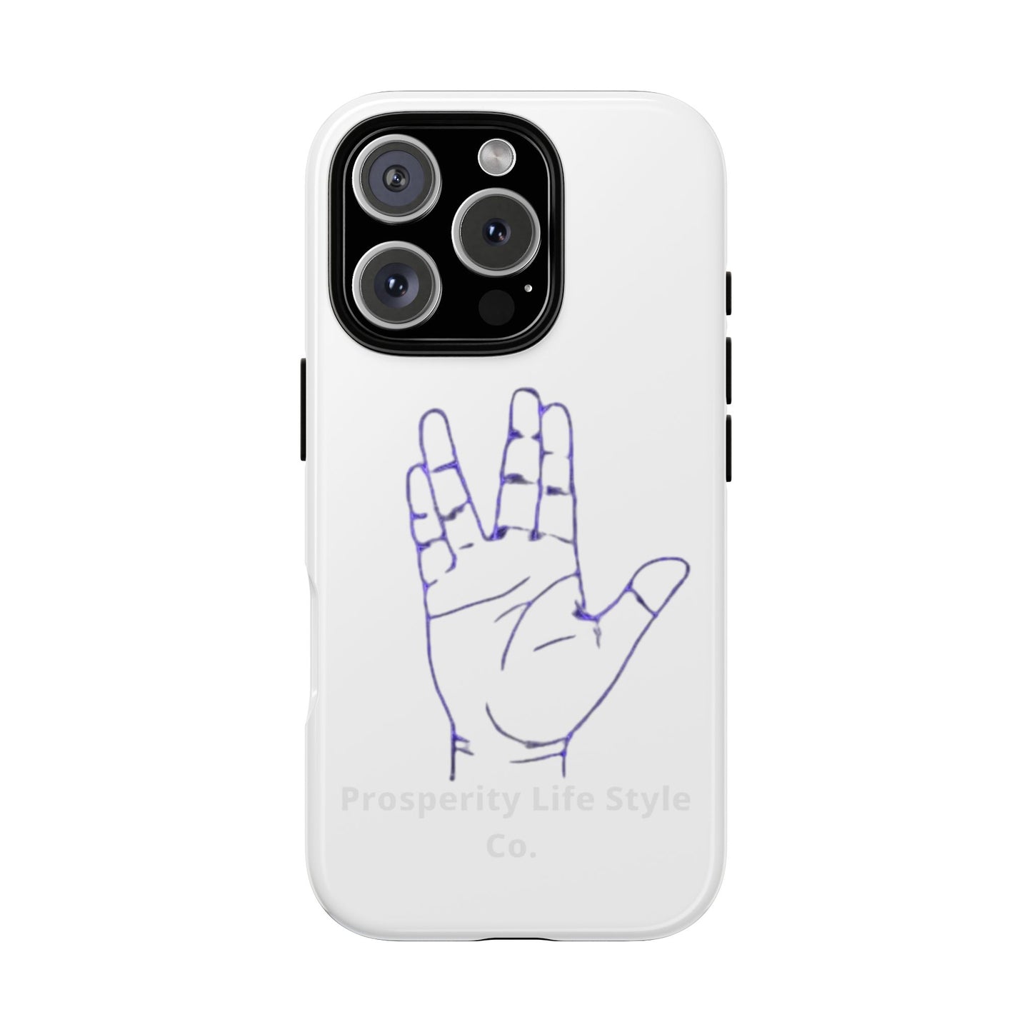 Vulcan Hand Gesture Phone Case - Geeky Tough Cases for Star Trek Fans
