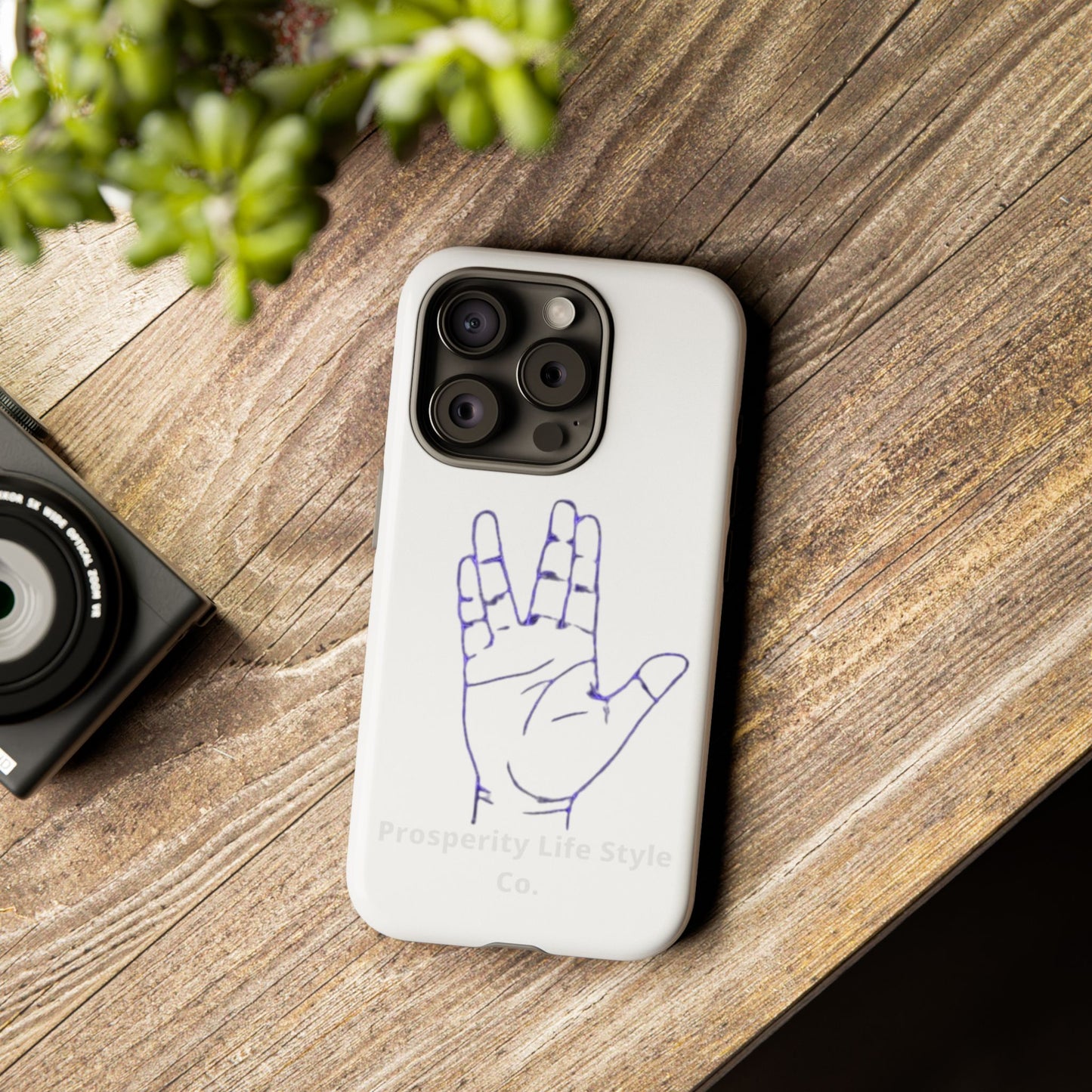Vulcan Hand Gesture Phone Case - Geeky Tough Cases for Star Trek Fans