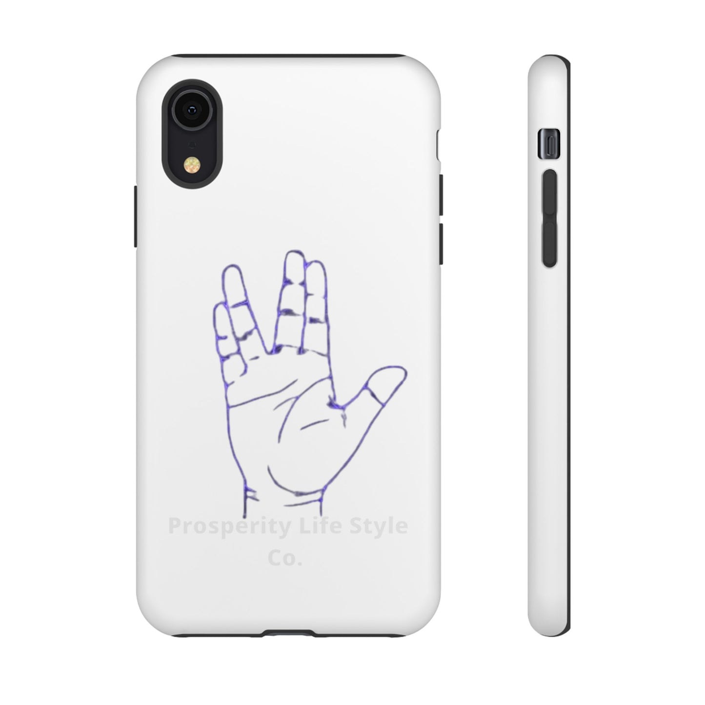 Vulcan Hand Gesture Phone Case - Geeky Tough Cases for Star Trek Fans