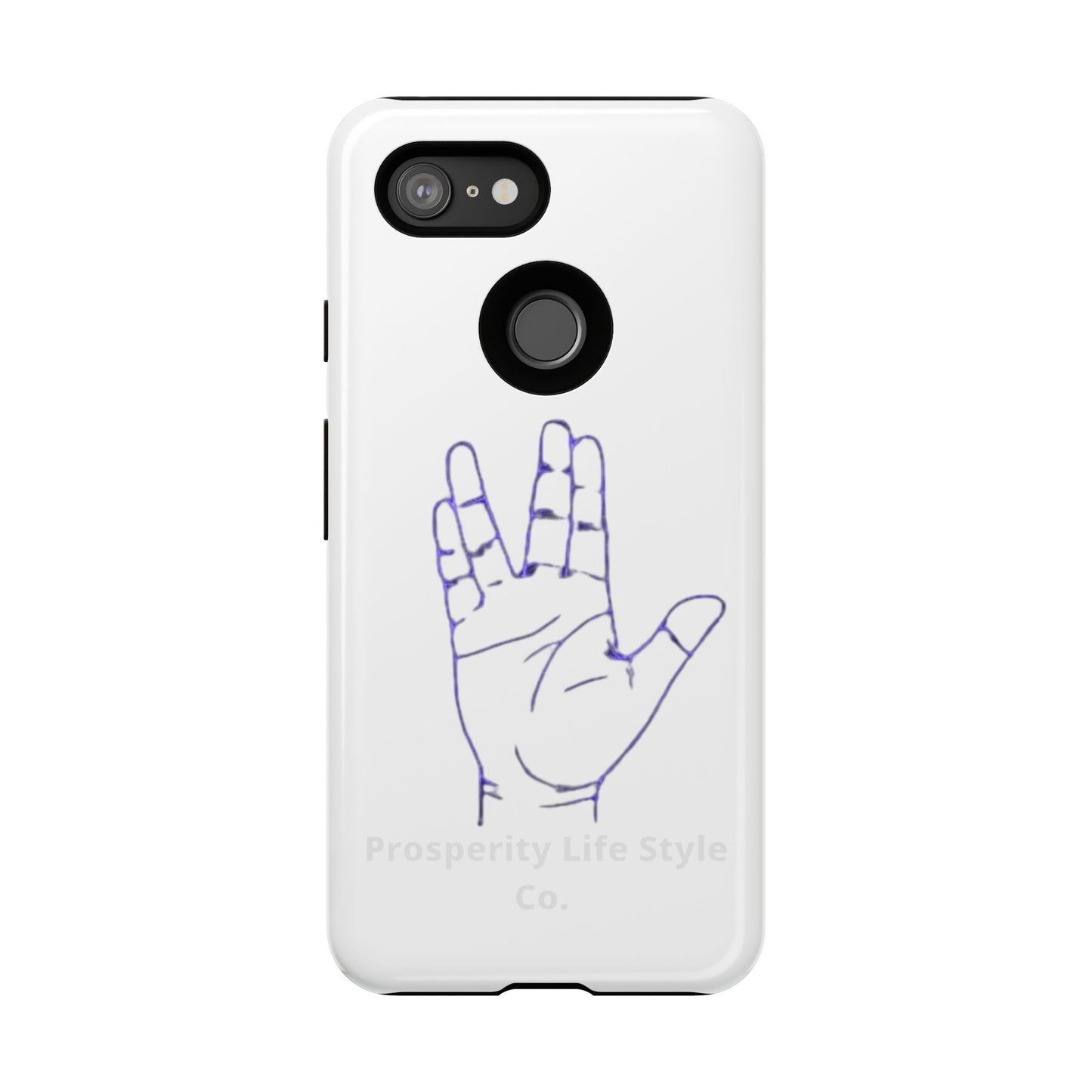 Vulcan Hand Gesture Phone Case - Geeky Tough Cases for Star Trek Fans