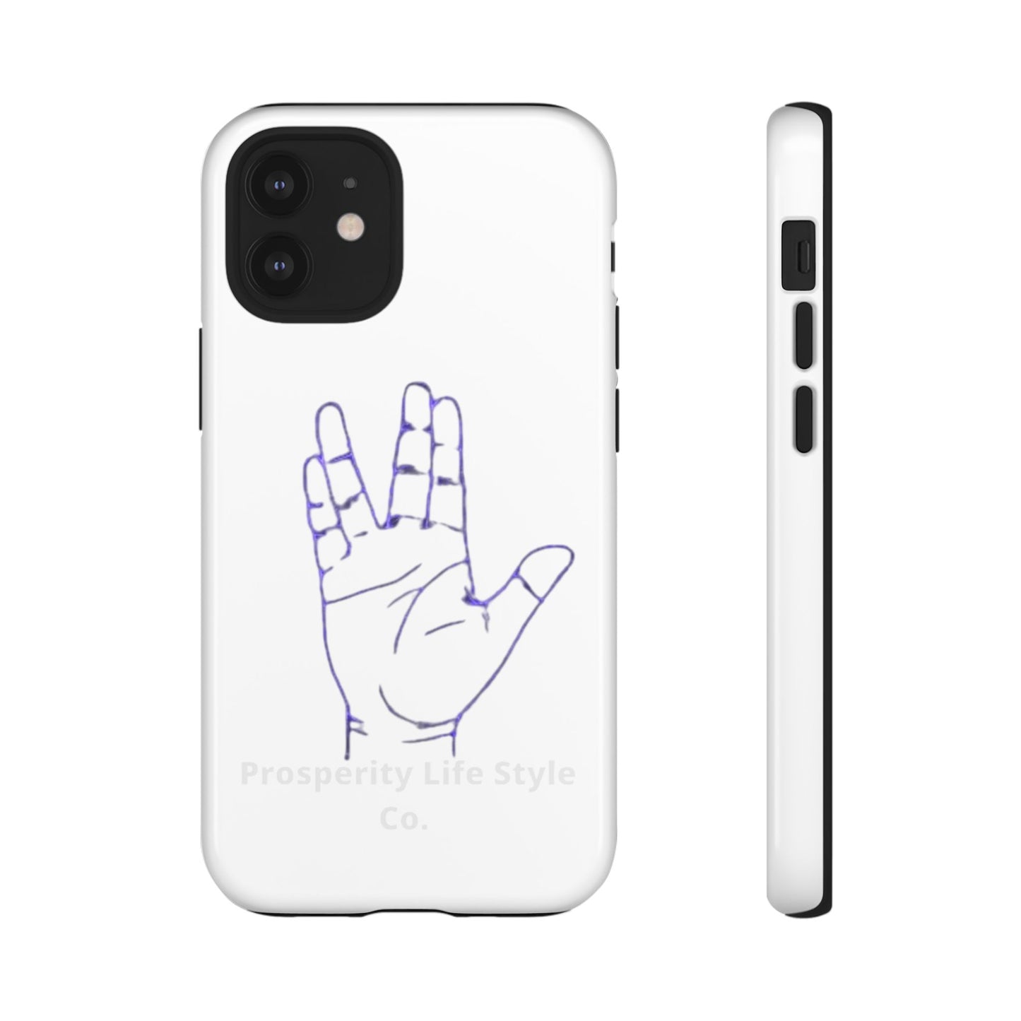 Vulcan Hand Gesture Phone Case - Geeky Tough Cases for Star Trek Fans