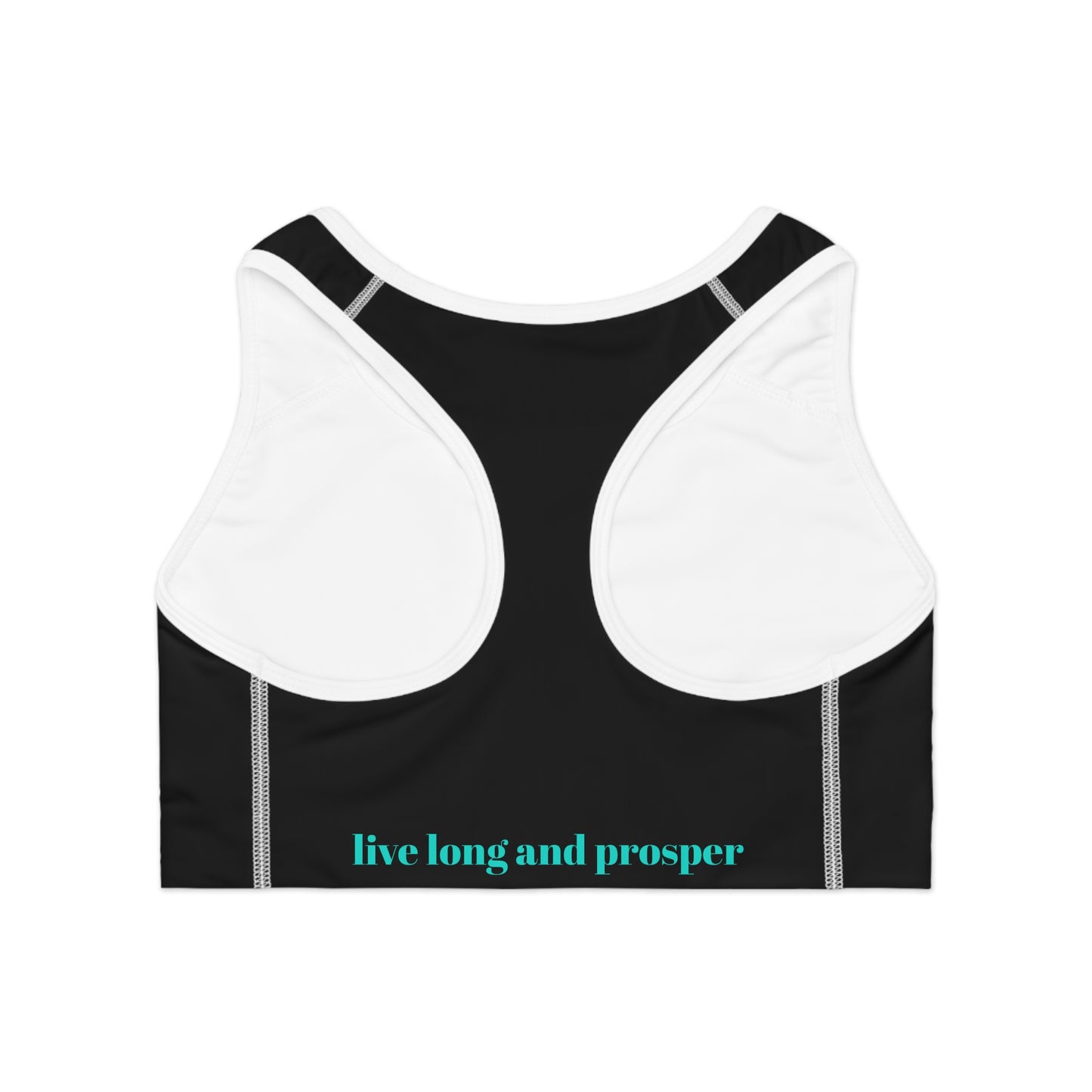 Prosperity Life Style Co. Sports Bra - Motivational Activewear for Yoga & Fitness
