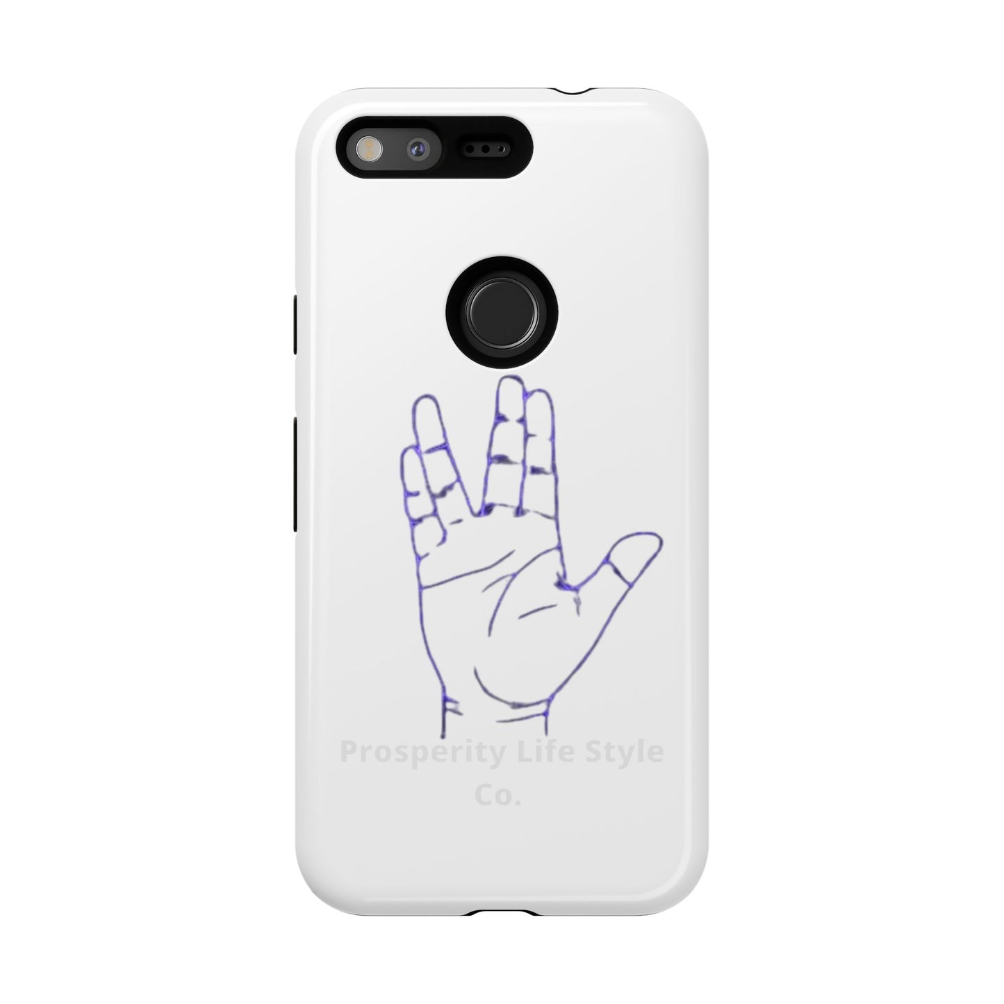 Vulcan Hand Gesture Phone Case - Geeky Tough Cases for Star Trek Fans