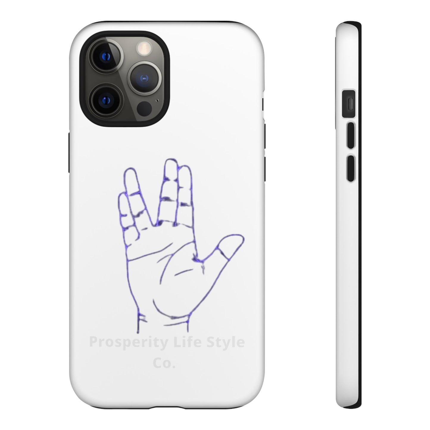 Vulcan Hand Gesture Phone Case - Geeky Tough Cases for Star Trek Fans