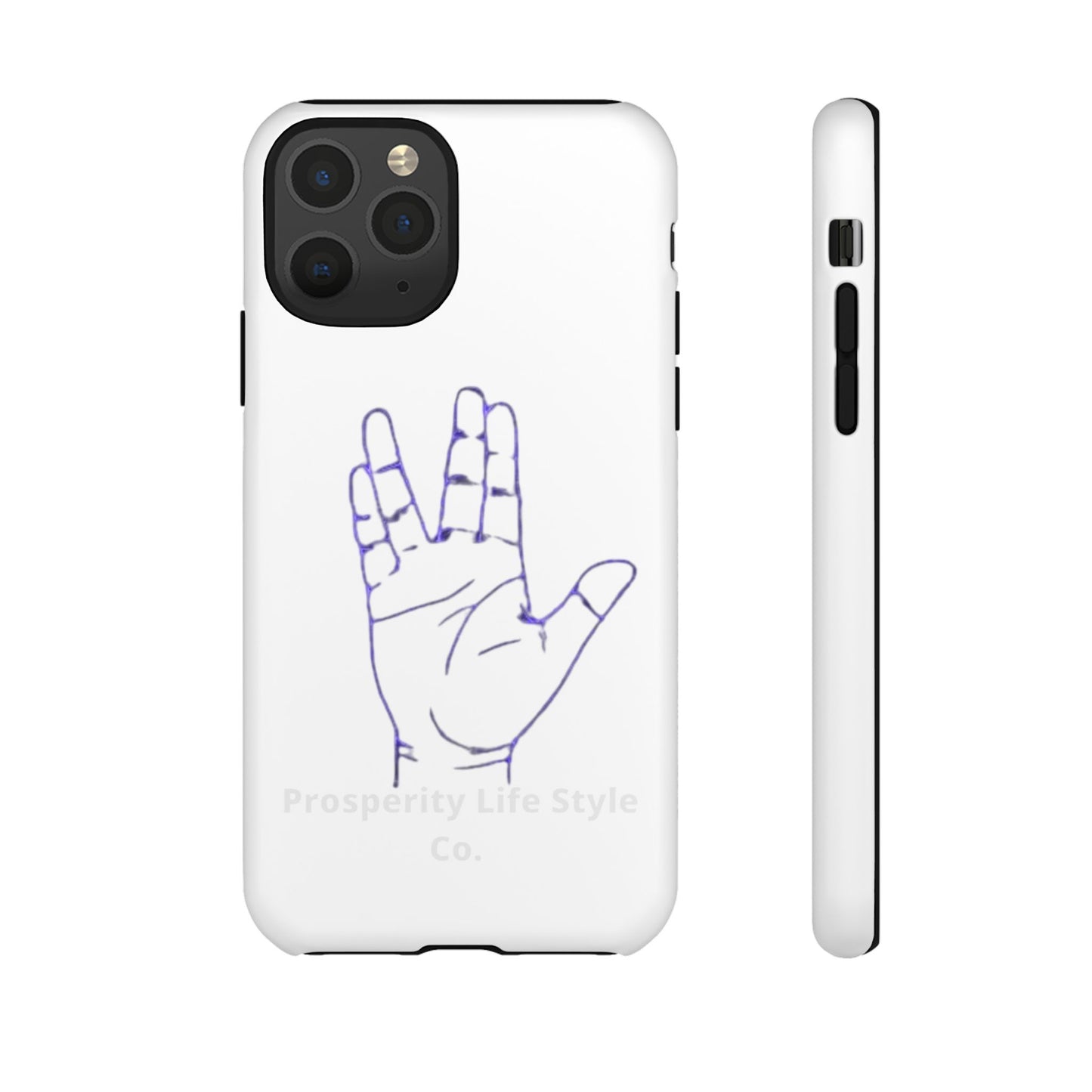 Vulcan Hand Gesture Phone Case - Geeky Tough Cases for Star Trek Fans